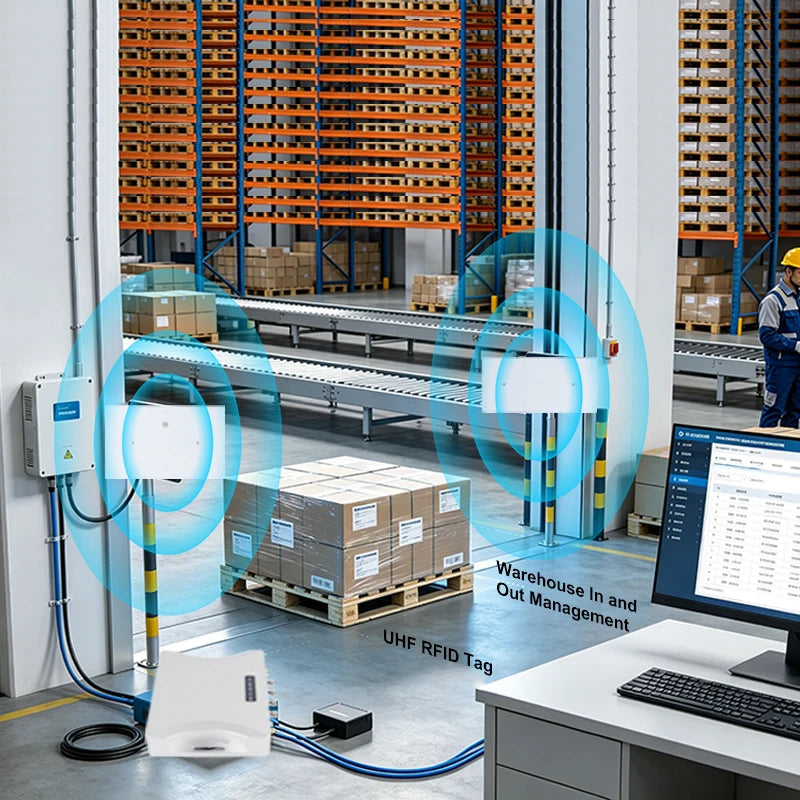 8dBi PCB Directional UHF RFID Reader Antenna Narrow-Angle Beam Antenna Access Control UHF RFID Narrow Beam Antenna