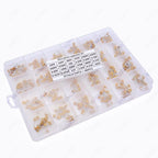 480PCS 24Values Monolithic Ceramic Capacitor Kit (10PF-10UF) Boxed for Signal Filtering Projects &  Electronic Circuit Coupling