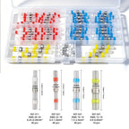 100~1000Pcs Heat Shrink Butt Terminals with Solder ,Solder Seal Wire Connectors,IP67 Waterproof Electrical Equipment Connection
