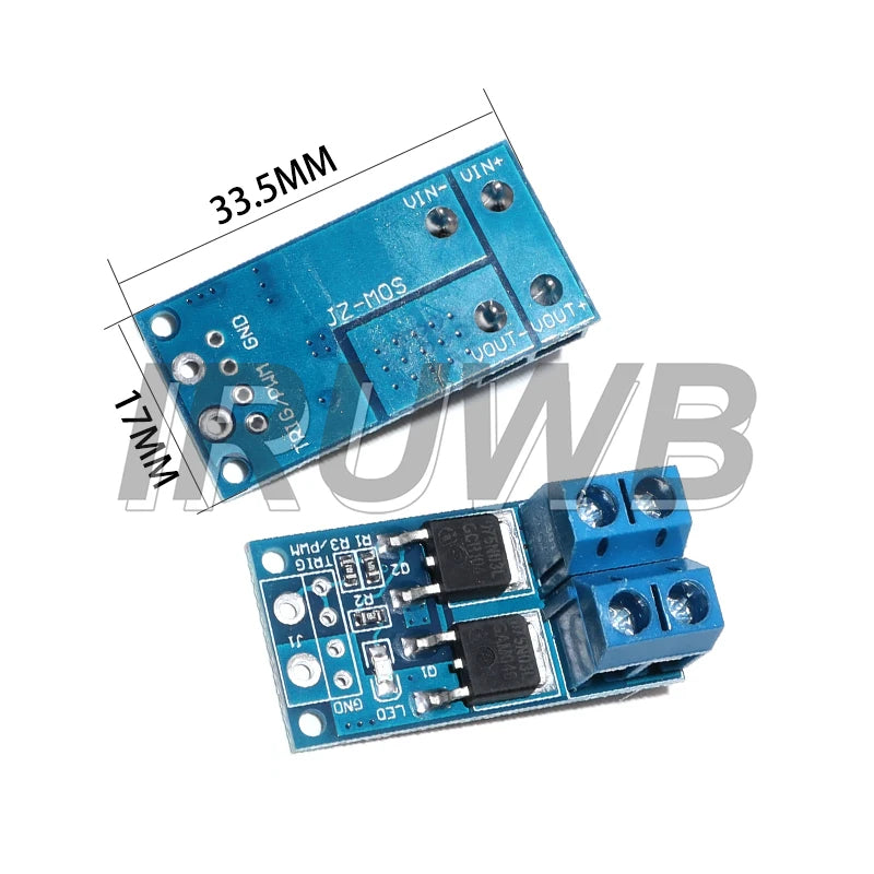 15A 400W MOSFET Trigger Switch Drive Module PWM Regulator Control Panel DC 5V-36V Electronic Switch Control Board for arduino
