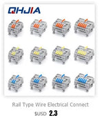 High Power 6mm² Fast Wire Electrical Connectors Universal Compact Splitter Push-in  Cable Wire Connector Fast Terminal Block