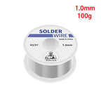 1 Piece Solder Wire High Purity Solder Wire Diameter 63/37 0.8/1mm Mixed Tin Rosin Core Solder Wire for Electrical Welding