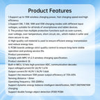15W dual coil wireless charging module wireless charger PCBA multi-purpose home car equipment wireless charging Type-C interface
