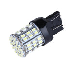 2pcs T20 W21W 7443 7440 LED 64-SMD 1206 Tail Stop Brake Light Bulb Lamp White Signal Light Automobiles Parts Tool