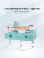 1Pcs Kailh New Style GM8.0 Micro Switch 90 Million Lifespan Gaming Mouse 3Pin Transparent shell Blue Dot