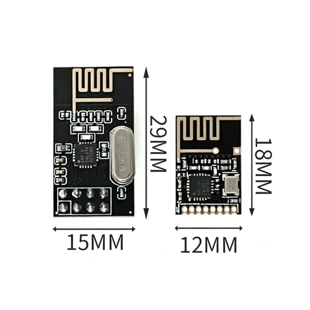 1-5pcs NRF24L01 2.4GHz 2Mbit/s 2.4G mini Wireless Data Transmission RF Transceiver Module Board 1.9-3.6V For Arduino DIY