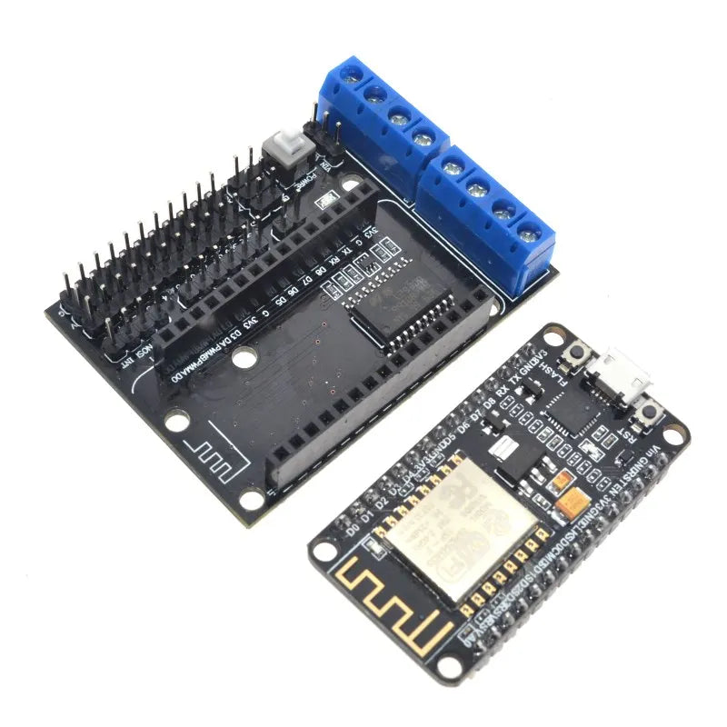 AEAK Node MCU Development Kit NodeMCU + Motor Shield Esp Wifi Esp8266 Esp-12e diy rc toy remote control Lua IoT smart car Esp12e