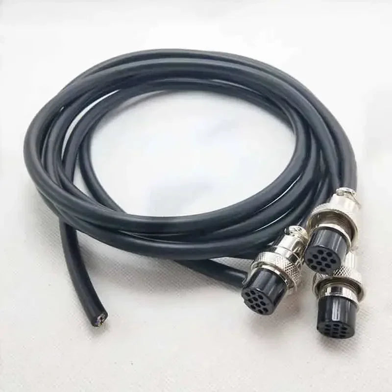 GX20 Aviation Plug 2 3 4 5 6 7 8 9 10 12 14 15 Pin Socket with Wire Connector Cable 7-20A 250V Male and Female Connection Line