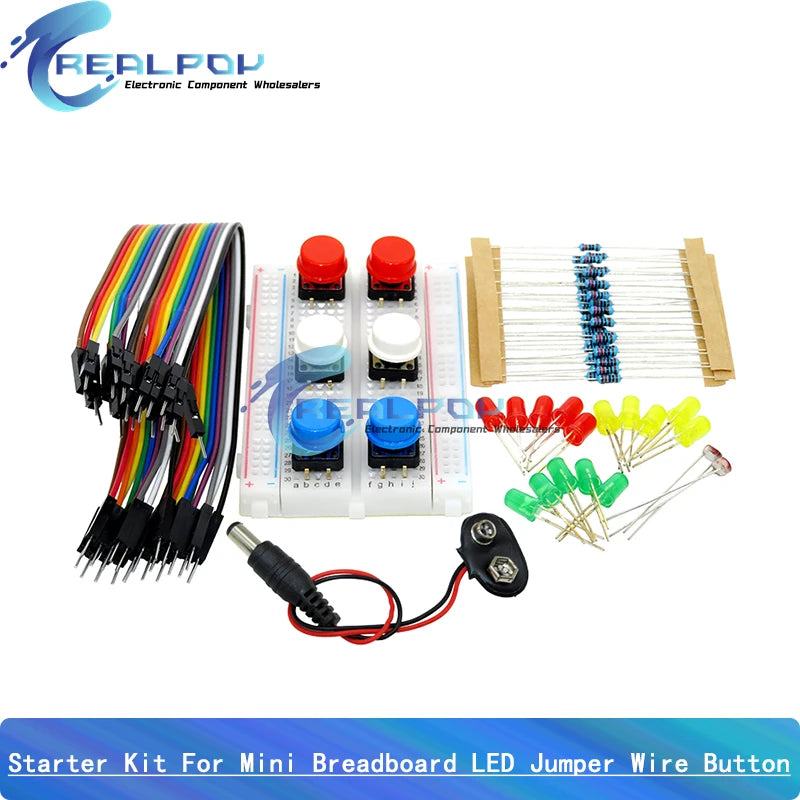 Starter Kit For UNO-R3 Mini Breadboard LED Jumper Wire Button For Arduino Diy Kit School Education Lab