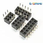 10pcs 2.54mm Bottom Entry Type Straight 2X5/6/7/8/10/11/12/20/40P PH5.0mm Double Row Gold-plated PCB Female Pin Header Connector