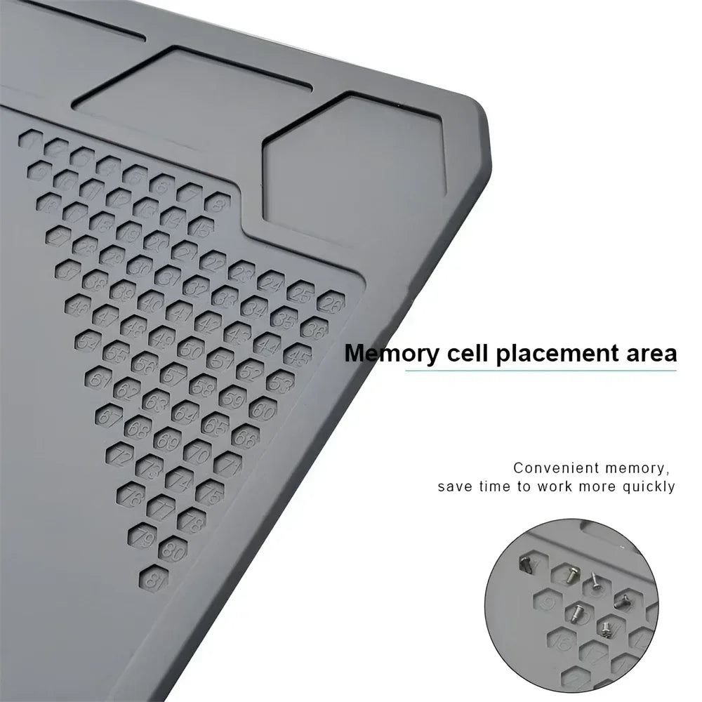 ESD Heat Resistant 932℉ Soldering Mat Job Tools Computer Phone Repair Kit Working Repair Pad Heatresistant Maintenance Platform