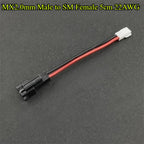 5-50Pcs/lot MX2.0mm Male Head To JST/SM/PH2.0mm 2P Female Head Lipo Battery Adapter Cable Line 5CM 22AWG For RC Car Accessories