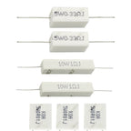 1R 2R 3R 5R 8R 1K Cement Wirewound Resistor 5W 10W Non-Inductive BPR56 Series 0.01R–10K  2.2R 330R 150R 100R 20R