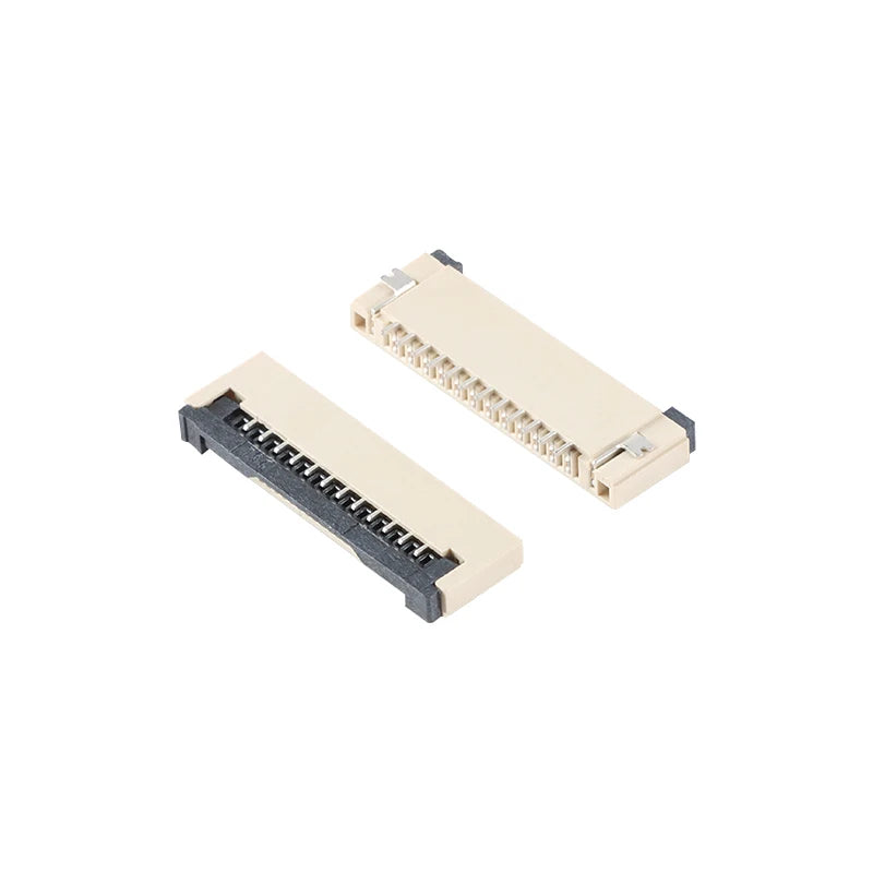 10Pcs FPC FFC Flip cover Connector 1.0mm 0.5mm Flat Cable PCB Connectors SMT ZIF 4 6 8 10 12 14 15 16 18 20 22 24 26 28 30-60Pin
