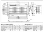 20x4 2004 Big Large Size Character  Lcd Display I2C IIC Blue White Green Size 146x62.5mm 5v LC2042 WH2004L AC204B  SBS02004A0