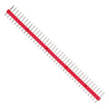 10PCS 1X40P 2.54mm Single Row Male Header Connector PCB Pin Strip Breakable Pin Header for Arduino Yellow Red White Black 2.54mm