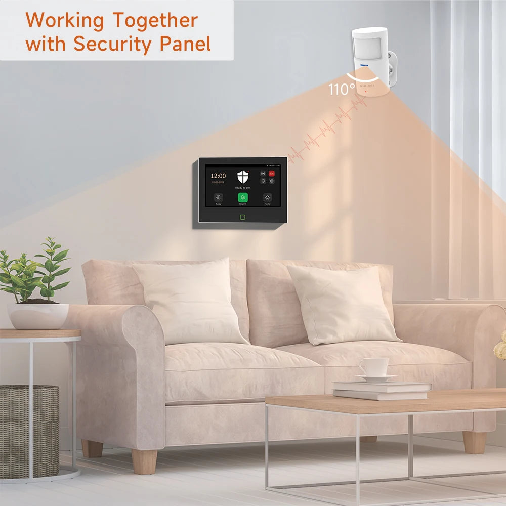 Staniot LoRa Version Wireless PIR Motion Detector 500m Communication Distance with Anti-Dismantling Alarm Human Presence Sensor
