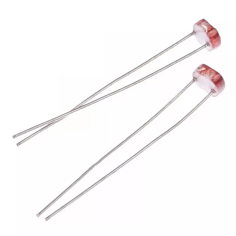 50PCS/lot  LDR Photo Light Sensitive Resistor Photoelectric Photoresistor 5528 GL5528 5537 5506 5516 5539 5549 For Arduino