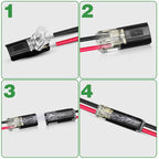 1/2/3 Pin Waterproof Automotive Electrical Connector Strip Terminal Car Wire Cable Connection Sealed Dustproof Wire Auto Wiring