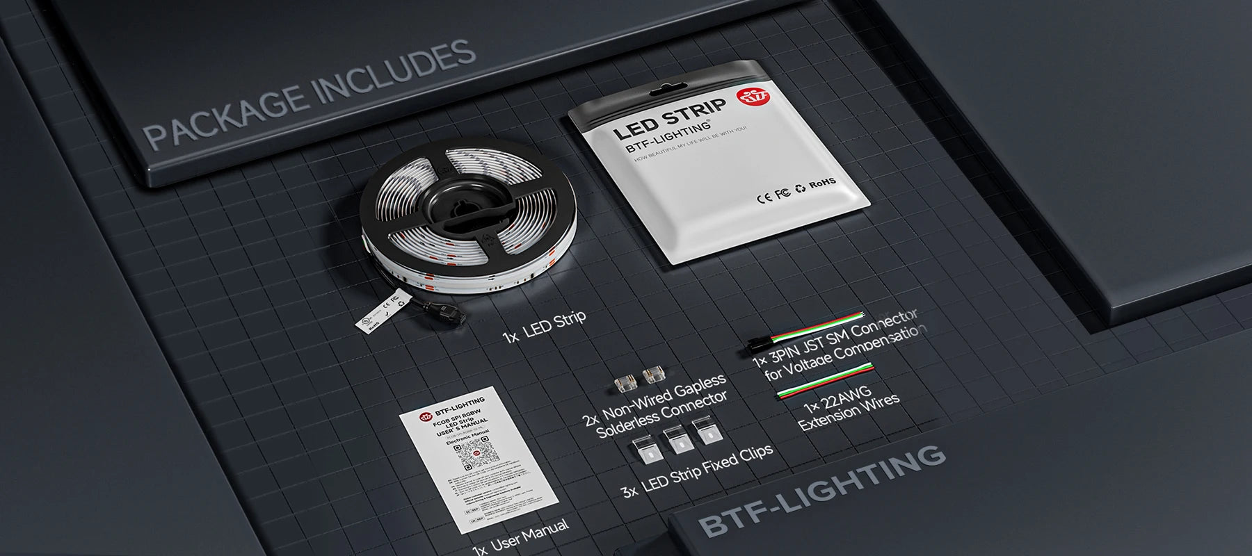 FCOB SPI RGBW IC LED Light Strip WS2814 Addressable 784 LED Dream Color 10mm DC24V SK6812 High Flexible FOB COB Lights RA90 IP30