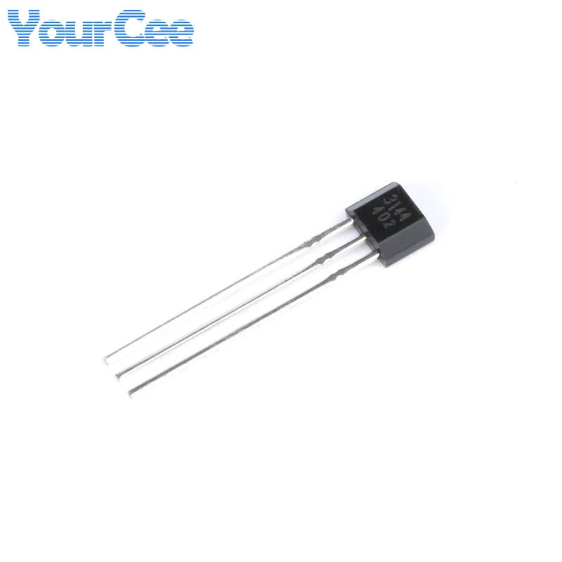 100pcs A3144 44E U18 49E 41F 3503 OH137 OH3144 Hall Effect Sensor Switch Hall Element Brushless Electric Motor High Sensitivity