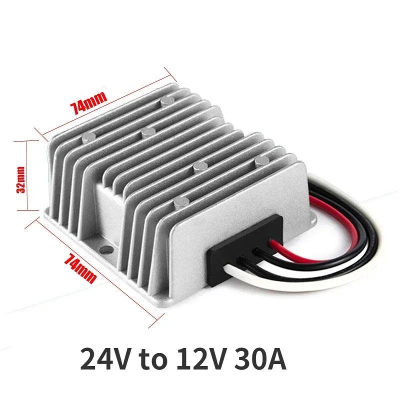 24V to 12V 1A-60A Power Converter DC Step Down 24 Volt to 12 Volt Buck Module Buck Regulator Voltage Transformer
