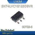 20-100/PCS New Original SN74LVC1G125DBVR SN74LVC1G125 74LVC1G125 C255 SOT23-5 Tri-state output unibus buffer gate In Stock