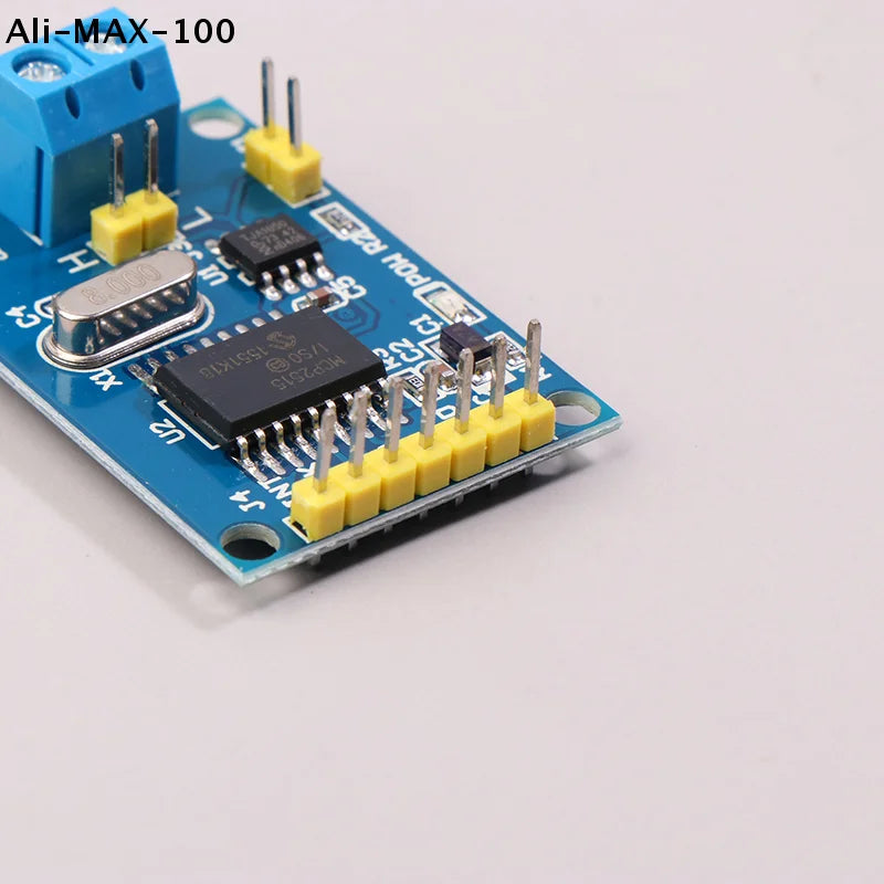 【Rw】MCP2515 CAN Bus Driver Module Board TJA1050 Receiver SPI For 51 ARM Controller Interface Module For Arduino DIY Kit