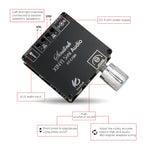 Bluetooth 5.0 Mini Cool Audio Digital Power Amplifier Board 20W*2 50W*2 100W*2 Stereo Wireless AMP Amplificador Module AUX Input
