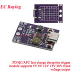 ZY12PDN Type-C USB-C PD2.0 PD3.0 to DC Fast Quick Charger Charging Trigger Polling Decoy Board Module 5V 9V 12V 15V 20V PDC004