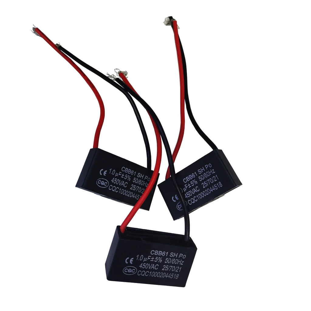 CBB61 Fan Capacitor 450vac Starting Capacitor 0.8uF 1uF 1.2uF 1.5uF 1.8uF 2uF 2.5uF 3uF 3.5uF 4uF 4.5uF 5uF