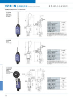 2PCS CNTD CZ-8N Limit Switch Replacement Spare Waterproof IP65 10A 250VAC for CNC Machine Quick Install NC NO Easy Wiring