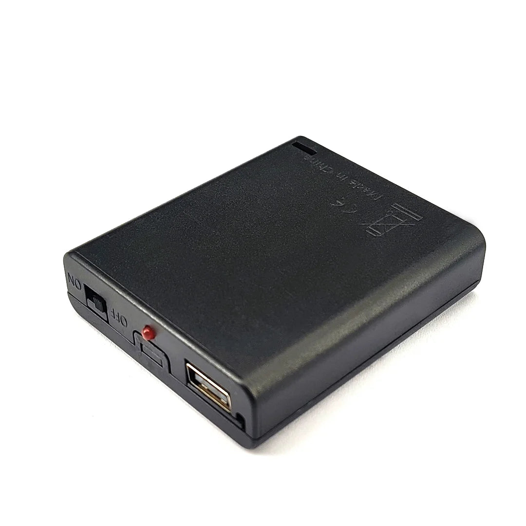 2X 3X 4X 6X 8X AA USB Battery Case With Power Switch With USB Socket AA Battery Box for 5V LED Strip Lights Mini Power Supply