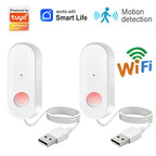WiFi Human Motion Sensor PIR Infrared Detector Works With Tuya Smart Life APP Home Security Anti-theft Devices Support Alexa