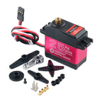 25KG Digital Servo Full Metal Gear IP66 Waterproof for 1:8 1:10 1:12 RC Car Crawler Robot 180/270 Degree High Precision