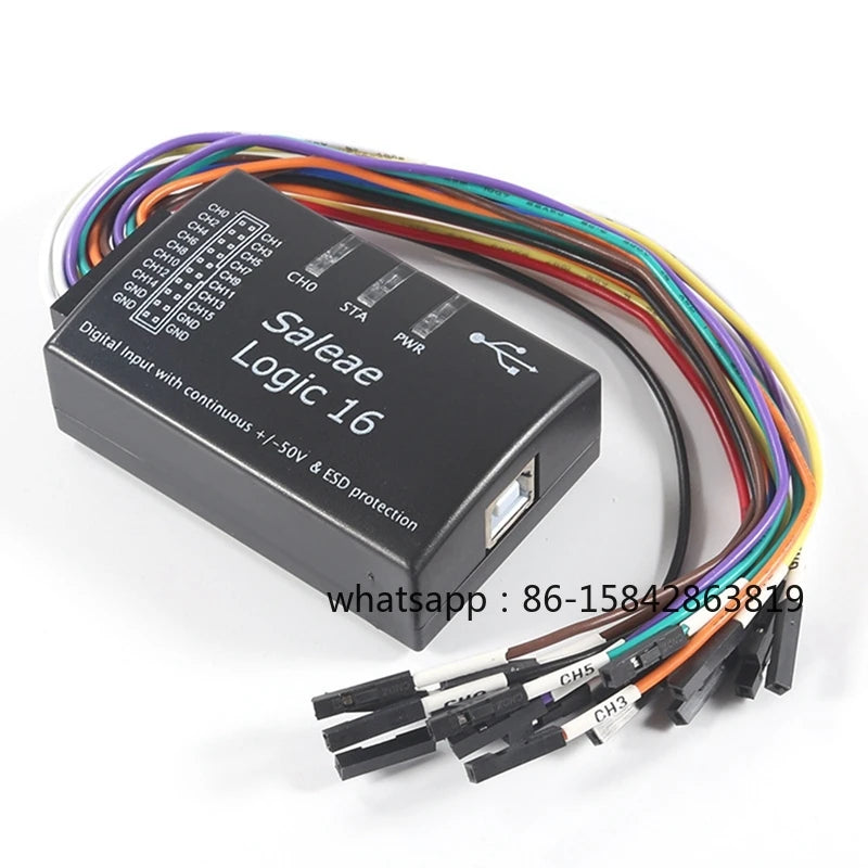 NEW Saleae Logic Usb Logic Analyzer Multi System for Official Version Sample Rate 100M 16 Channels Instruments