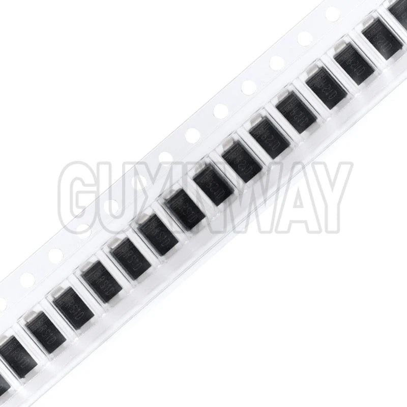 100PCS RS1D RS1G RS1J RS1M SMA DO-214AC 1A 200V 400V 600V 1000V FR104 FR107 SMD Fast Recovery Rectifiers Diode