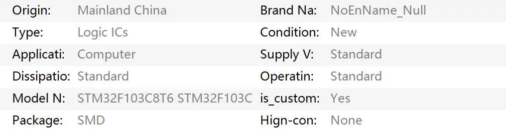 STM32F103C8T6 STM32F103CBT6 STM32F051C8T6 STM32F030C8T6 LQFP-48 STM32 F103C8T6 F103CBT6 F051C8T6 F030C8T6 LQFP48 MCU IC Chip