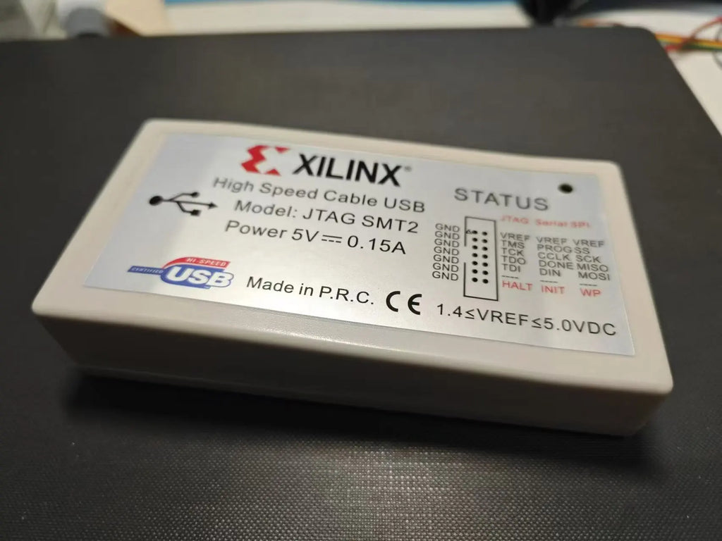 Xilinx Platform USB Download Cable Jtag Programmer FPGA CPLD C-Mod XC2C64A M102 LVTTL LVCMOS 3.3V 2.5V 1.8V 1.5V JTAG SPI IMPACT