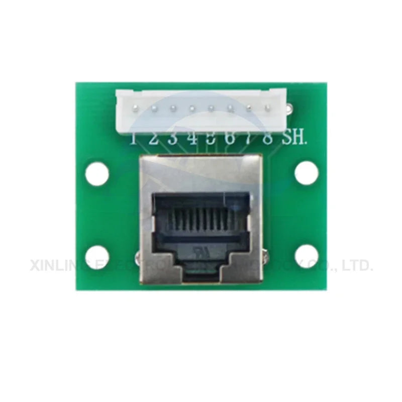 1Pcs RJ45 Adapter Board To XH2.54 Modular Ethernet Connector Adapter Network Interface + Breakout Board + Pin Header