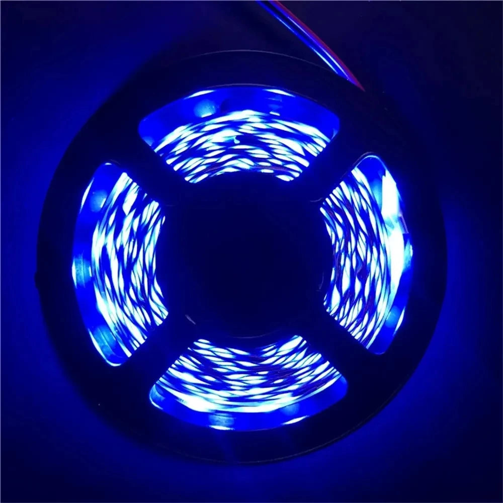 5M LED Strip Light 12V 300 Leds SMD 3528 RGB & Single Color Flexible Ribbon High Quality Home Decoration Lights