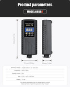 JCD 8858A Micro Hot Air Gun 750W Soldering Rework Station LCD Digital Display Hair Dryer Welding Repair Tools BGA SMD Heat Gun