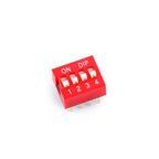 5PCS Slide Type Dip Switch Double Row Toggle Switches Module 2.54mm 1P2P3P4P5P6P7P8P9P10P-12PIN Position For Circuit Breadboards