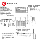 2.54mm Double Row Female Pin Header Long Pin 12.2mm 2*20p 6/8/10/32/40 Socket PCB PC104 23.2mm Connector For GPIO 3B+ 4B Arduino