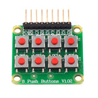 2x4 Keypad 4x2 Keypad 8 Push Buttons V1.00 Key Board Matrix Button for Arduino AVR PIC 2*4 Module  NEW