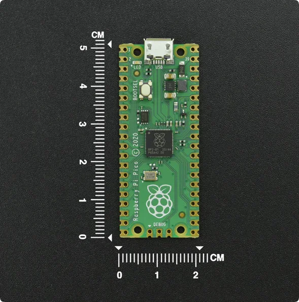 Raspberry Pi Pico | RP2040 Microcontroller | Dual-Core ARM Cortex-M0+ | 2MB Flash | 26x GPIO | MicroPython & C Support