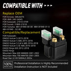 Starter Solenoid Relay Compatible for Kawasaki Suzuki Yamaha 12V Professional Motor Starter Relay Solenoid for Car Auto