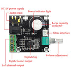 PAM8610 Dual Channel Audio Amplifier Board Module 12V 15W*2 High Power Pure Digital HD Amplifier