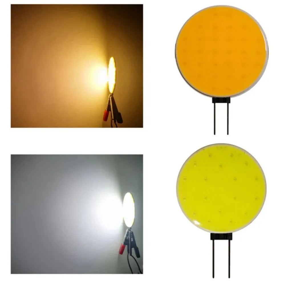 G4 LED Chip COB Bulb 5W 7W DC 12V SMD 5050 Bulb Light Cool White Warm White HeadLighting Replace Halogen Desk Wall Lamp