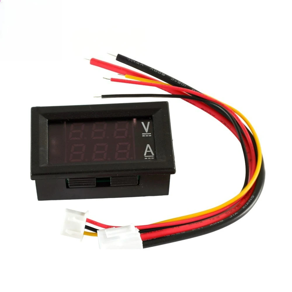 DC 0-100V 10A Digital Voltmeter Ammeter LED Display Module DSN-VC288 0.28" Red Blue LED, LM2596 Adjustable Buck Converter Module